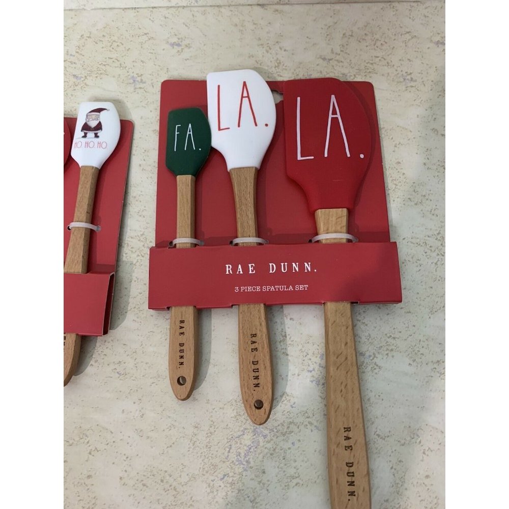 New Rae Dunn Christmas Spatula Set - Picture 3 of 3